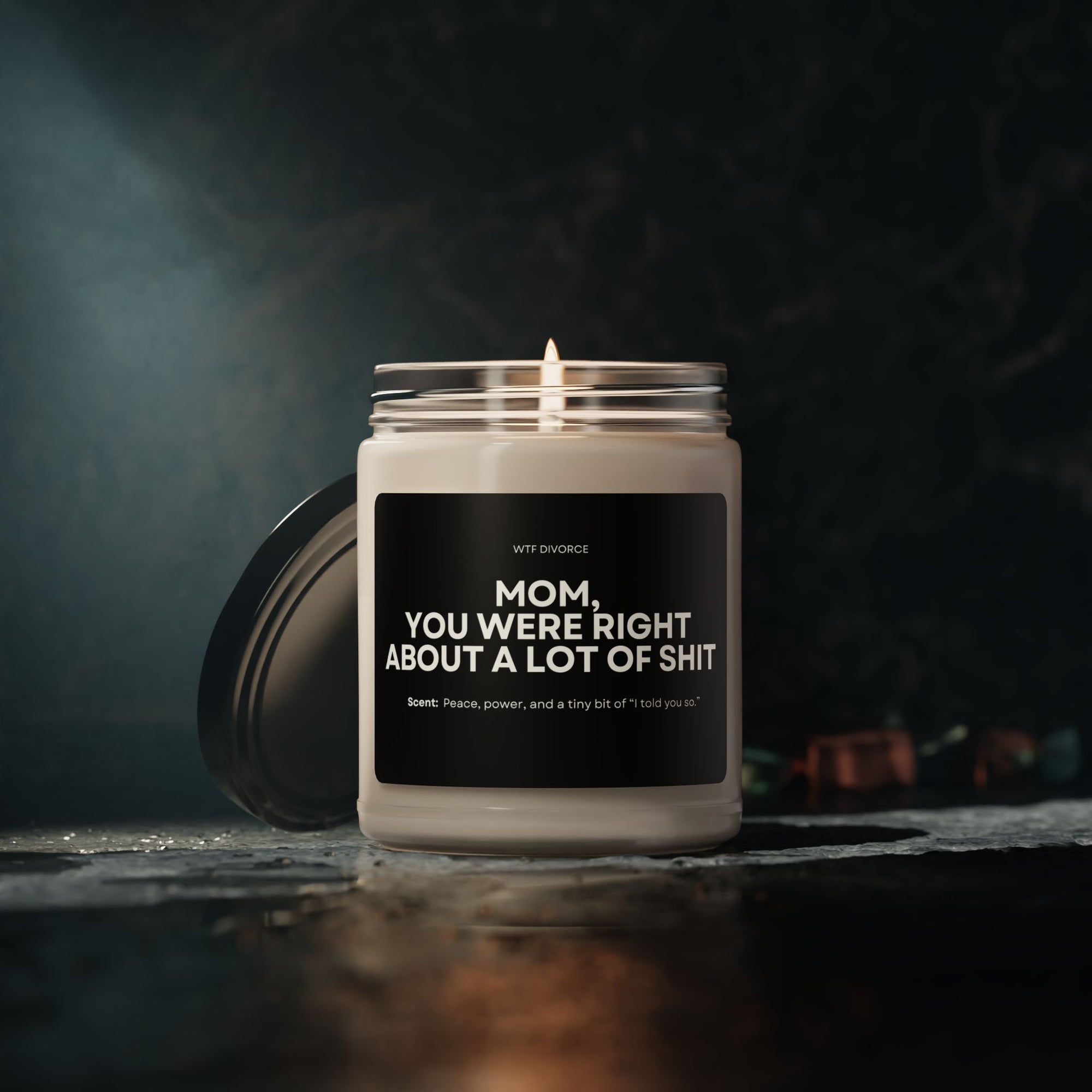 Mom, you were right about a lot of shit - 9oz Candle