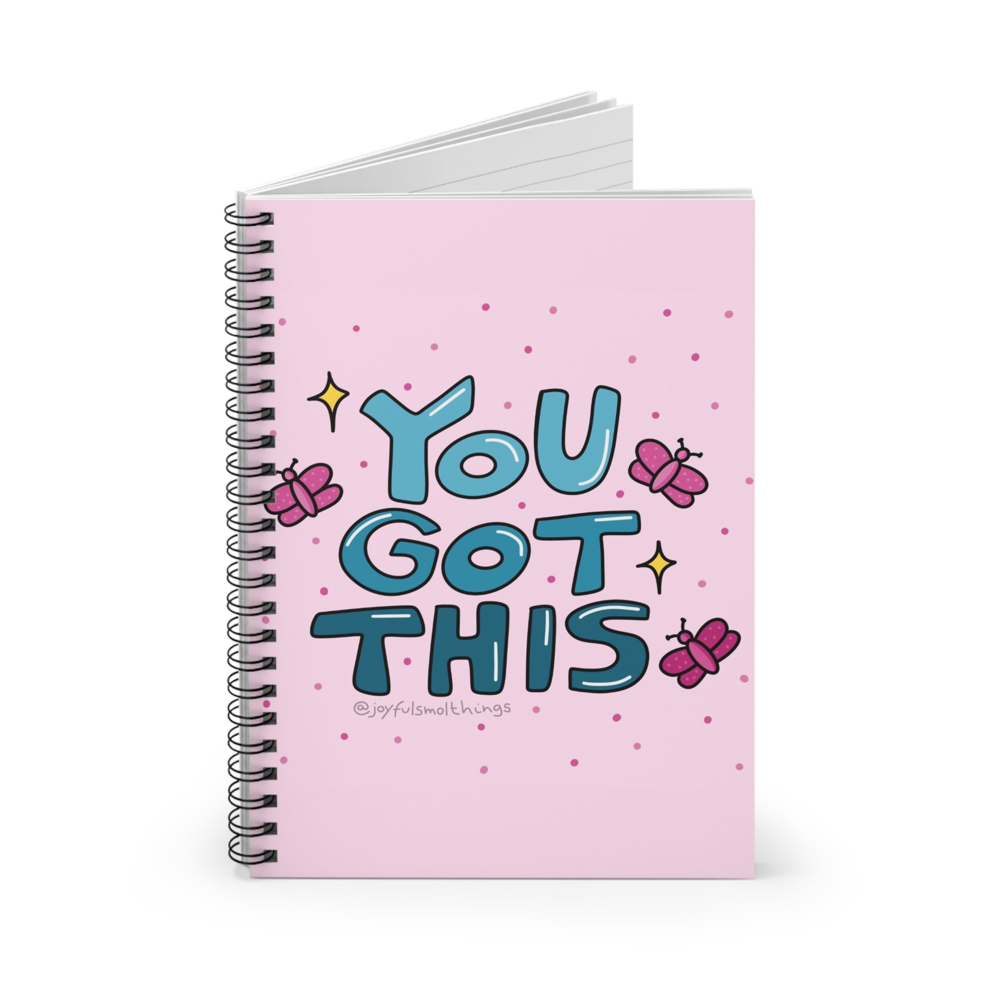 You Got This - Motivational Spiral Notebook - Ruled Line Journal