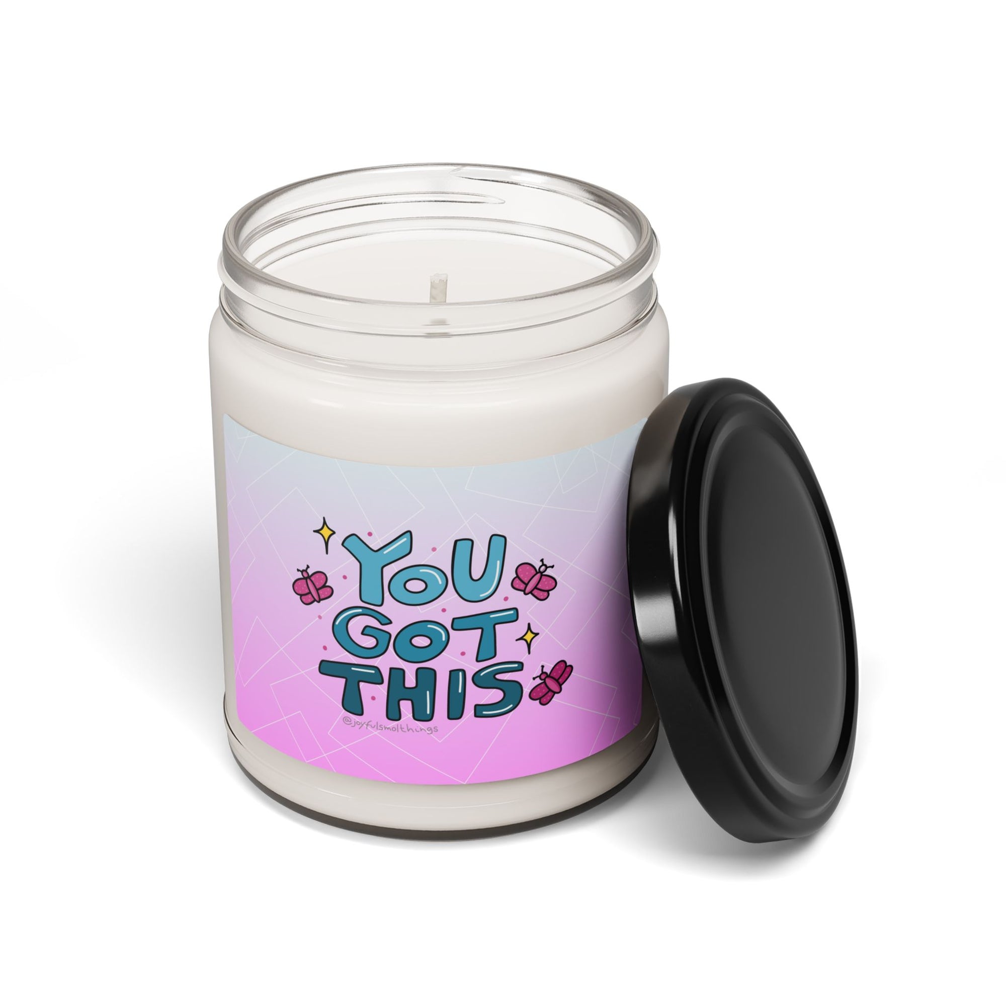 Motivational Scented Soy Candle - "You Got This" - 9oz