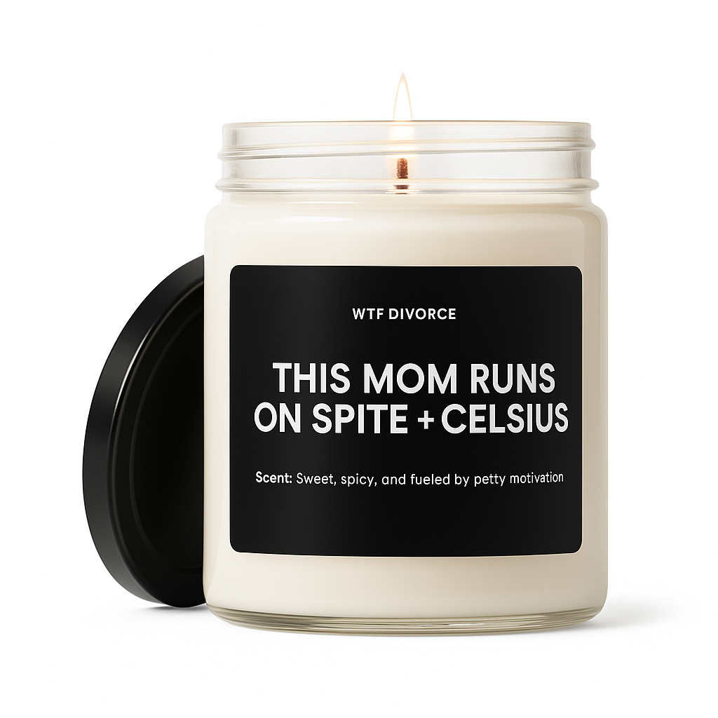 This Mom Runs On Spite + Celsius - 9oz Candle