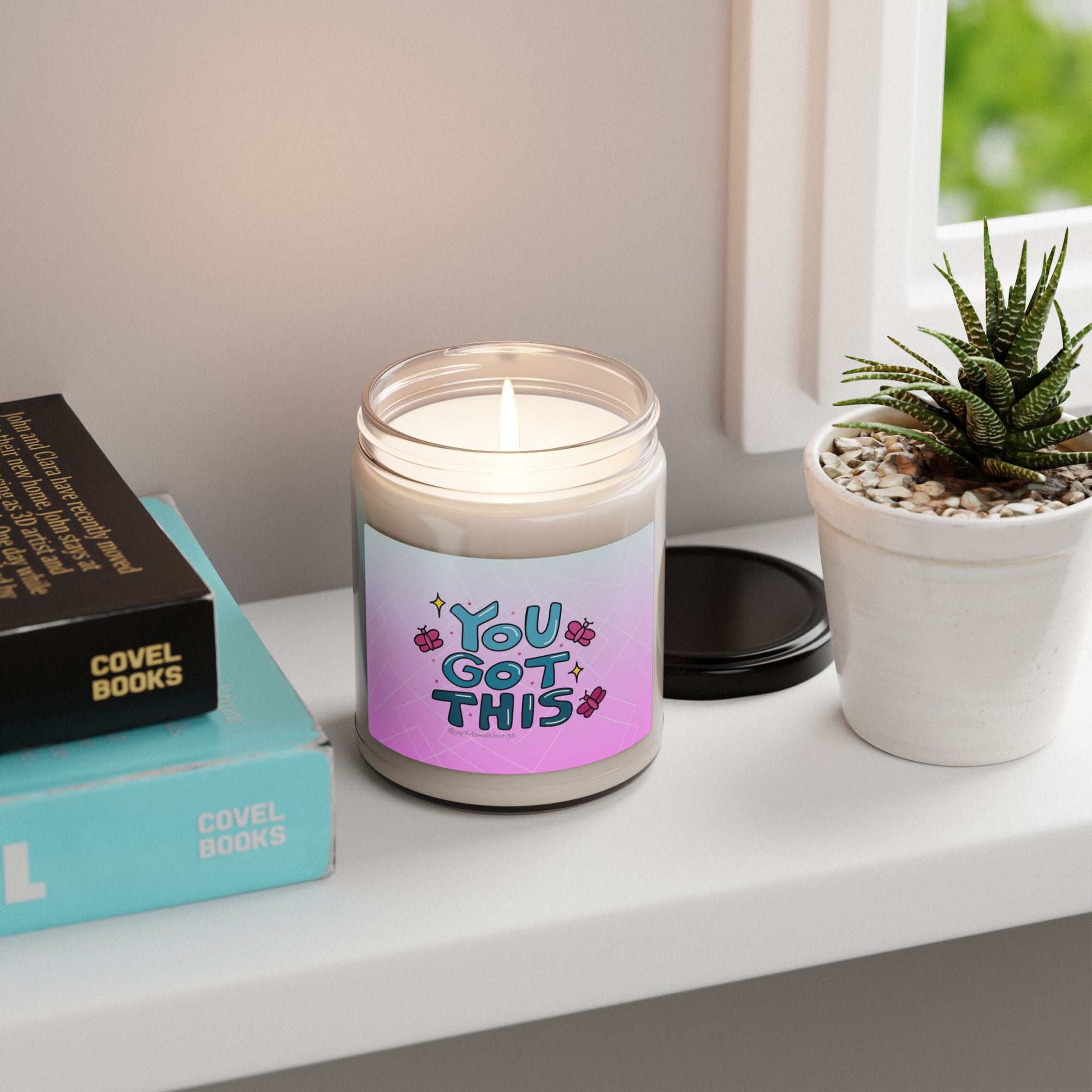 Motivational Scented Soy Candle - "You Got This" - 9oz