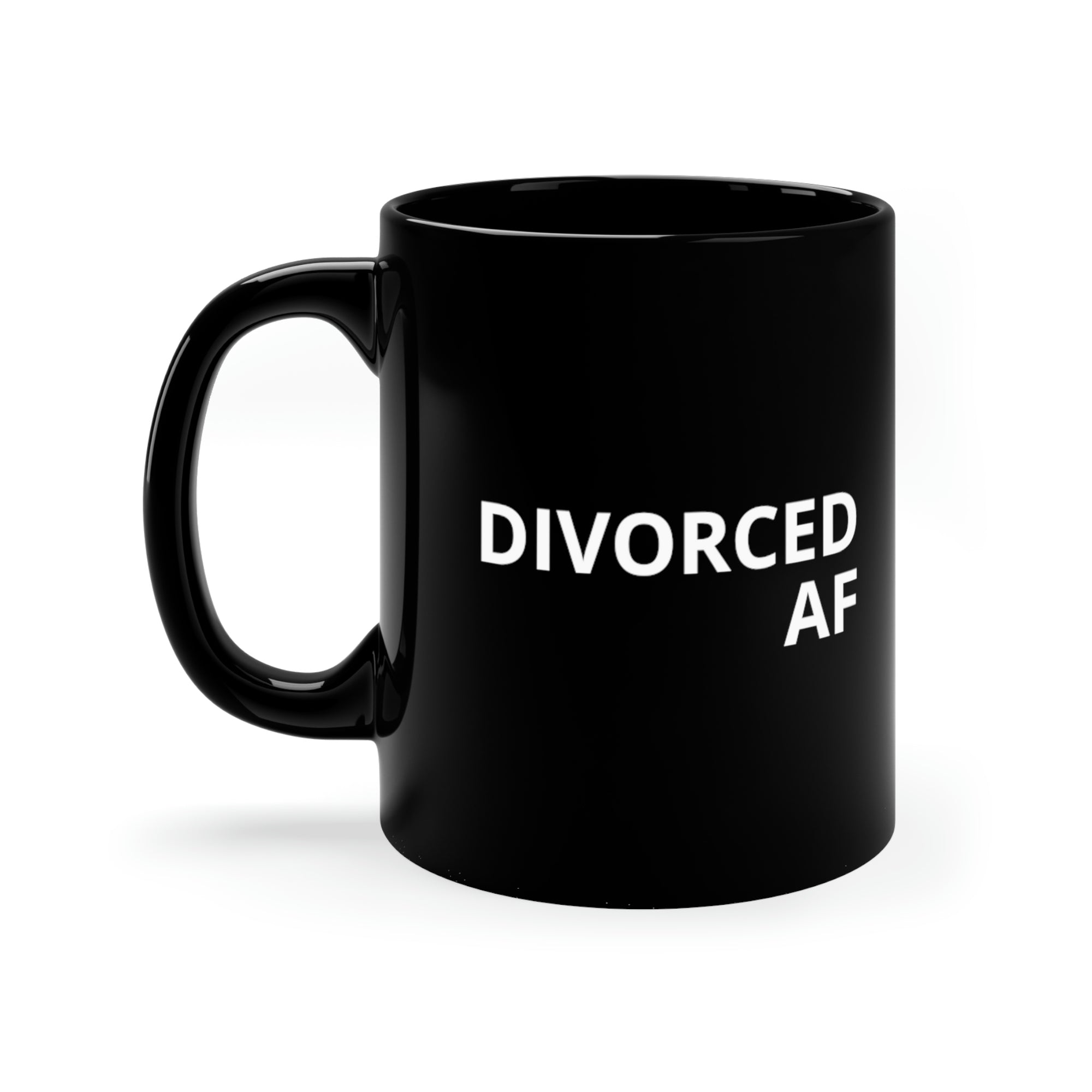 DIVORCED AF: 11oz Black Mug